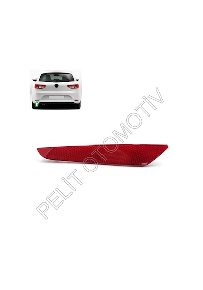 Seat Leon Arka Tampon Reflektörü Sol 5f0945105f 2013-2016