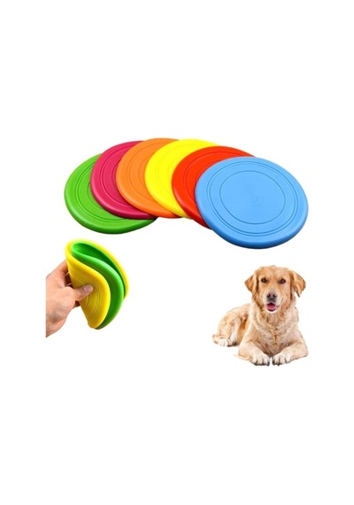 2 Adet Silikon Frizbi Köpek Oyuncağı 17.5 Cm