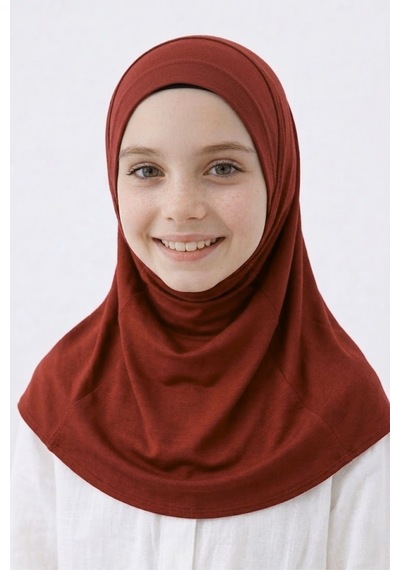 Angel&co. Girls Clothing Tesettür Başörtü Bordo Bordo