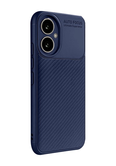 Ilkeshop Newface Honor 400 Kılıf Auto Focus Karbon Kapak - Lacivert