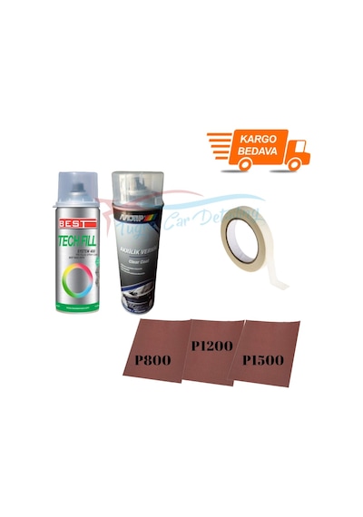 Motip Rötuş Boyası Ve Vernik Seti 400Ml