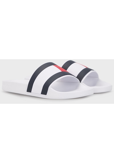 Tommy Hilfiger Erkek Terlik FM0FM04236 YBR BEYAZ Beyaz