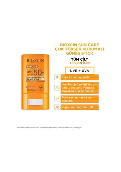 Bioxcin Stick Spf 50 Hassas Bölgeler İçin Yüksek Korumalı Güneş Kremi, 15 G Sku: Smg8690010415073