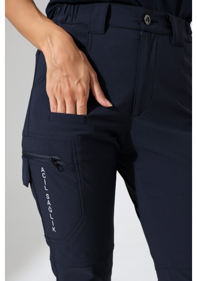 Acil Sağlık Paramedik Outdoor Yazlık Kadın Pantolon - Lacivert