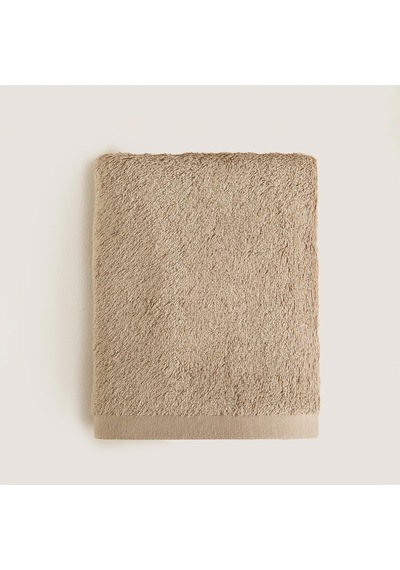 Solıd Bambu Yüz Havlusu 50x90 Cm Koyu Bej