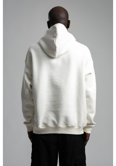 Catch K-715 Erkek Kapşonlu Sweat Ekru