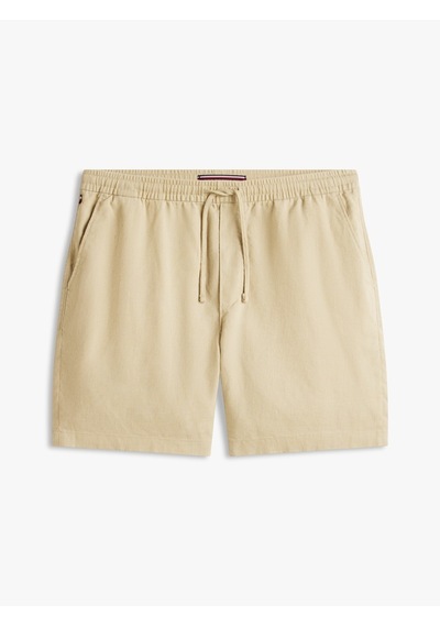 Tommy Hilfiger Dover 8 Po Sorona Lınen 2/2 Erkek Bej Şort - Mw0mw44353