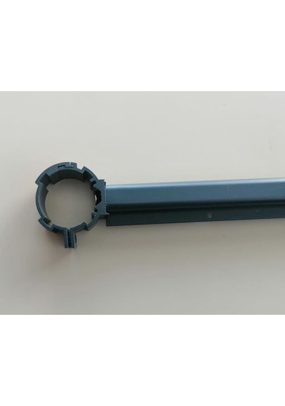Küpeşte Balkon Çamaşır Kurutma Askılığı 50 mm Boru Tipi Natural ve Antrasit gri Gri