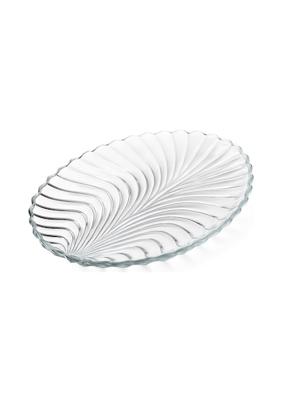 6'li Oval Desenli Cam Kase Sunum Seti Şık Ve Dayanıklı Çerezlik, Tatlı Kasesi, Meze Ve İkramlık Sunum Tabakl Diğer