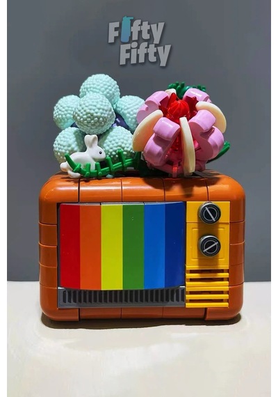 Jaki Plante Serisi Renkli Tv 207 Parça Oyucak Yapım Seti -ffjk2716