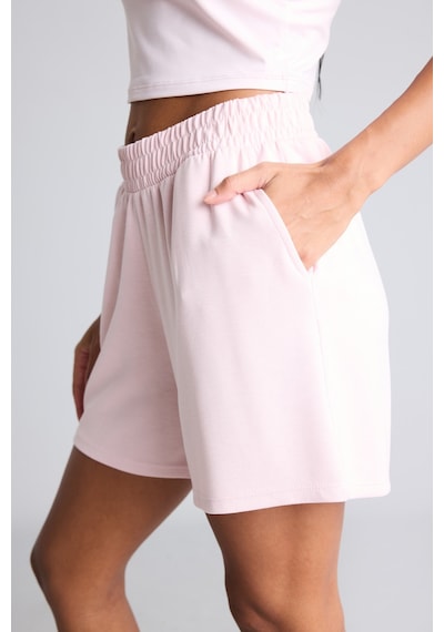 Defacto Relax Fıt Beli Lastikli Kısa Paça Basic Bermuda Şort I7542ax26aupn638 Pembe-pn638