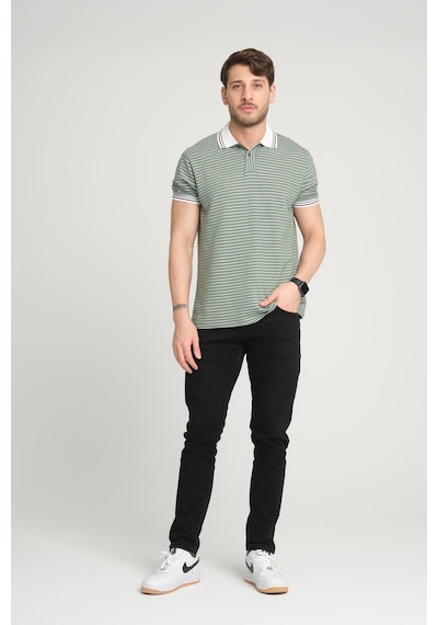 Alexander Gardi Alexandergardı Çizgili Polo Yaka T-shirt E23-0046 001