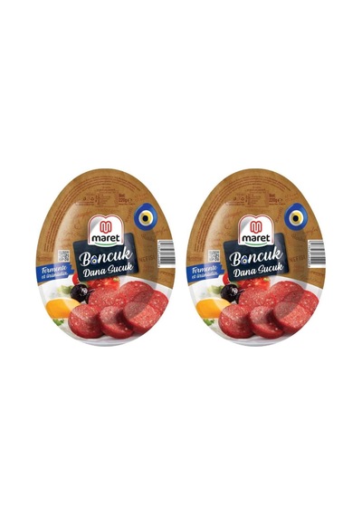 Maret Boncuk Dana Sucuk 220 Gr X 2 Adet