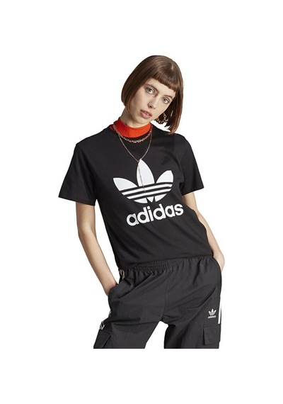 Adidas Trefoil Tee Kadın Günlük Tişört Ik4035 Siyah