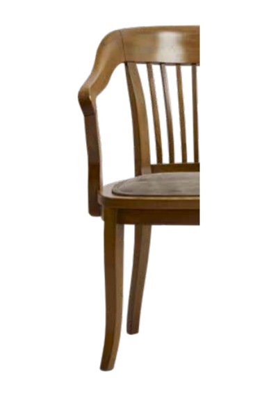 Bengimobilya Sandalye Zus135 Atmaca Tam Kolçak Kafes Model Kayın Retro Bambu