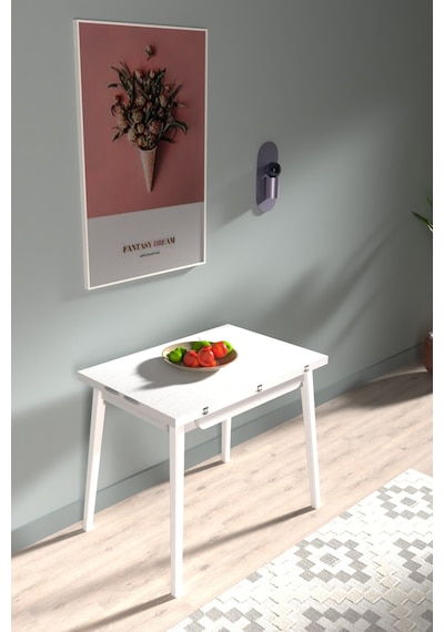 Vilinze Avanos Ahşap Ayaklı Katlanır Kanatlı Mdf Mutfak Masası - 60x90+60 90x120 Cm Beyaz Vilinze Avanos Ahşap Ayaklı Katlanır Kanatlı Mdf Mutfak Masası - 60x90+60 90x120 Cm Beyaz