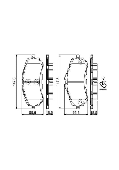 Citroen Berlingo 1.2 2018-2023 Bosch Ön Balata