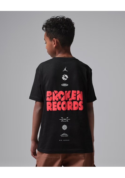 Nike Nıke Jordan Mj Broken Records Tee Erkek Çocuk Tişört 95f628 95f628 023 023