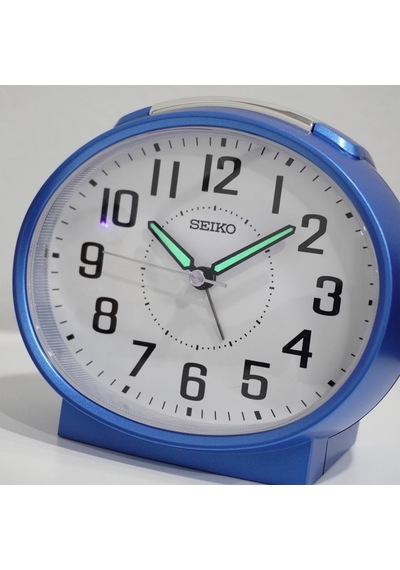 Seiko Qhk059l Sessiz Saniyeli Aydınlatmalı Bell Sesli Alarm 5 Dk Ertelemeli Masa Saati Çok Renkli