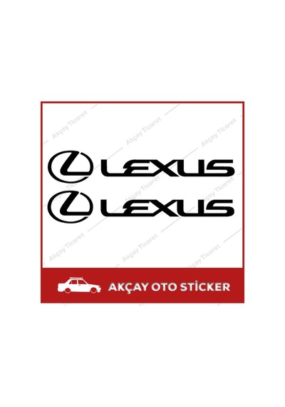 (2 Adet) Lexus Sticker Lexus Oto Sticker Araba Sticker
