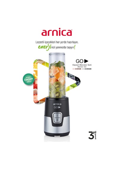 2 Adet Arnica Gh21420 Go Kişisel Blender Silver Çok Renkli