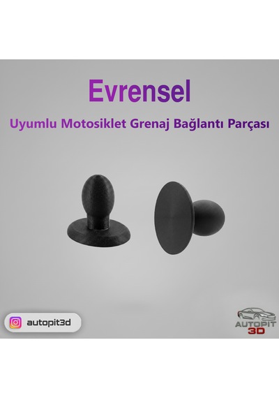 Motosiklet Grenaj Bağlantı Parçası Evrensel 2 Adet