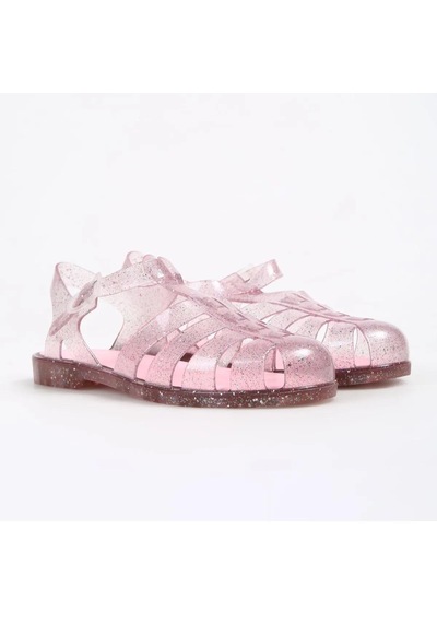 Igor Biarritz Glitter Kadın Pembe Simli Sandalet S10262-385 Açık Pembe