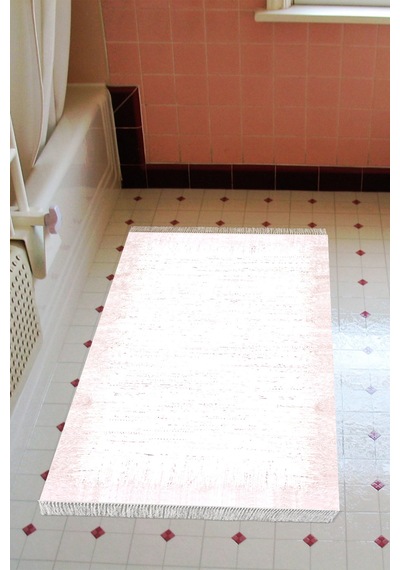 Eko Trend Djt Banyo Paspası Yıkanabilir Kaymaz Taban 1342 Modern pudra