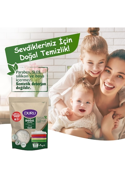 Duru Doğal Granül Matik Sabun Klasik 3 x 1Kg
