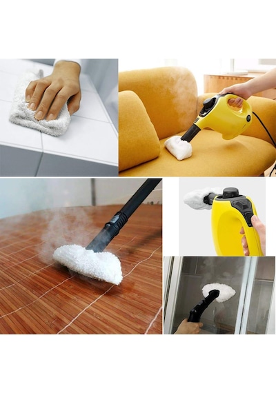 Karcher Easyfix Serisi İle Uyumlu Cam Silme Aparatı Ve Mikrofiber Bez Seti 3'lü Kg0057532