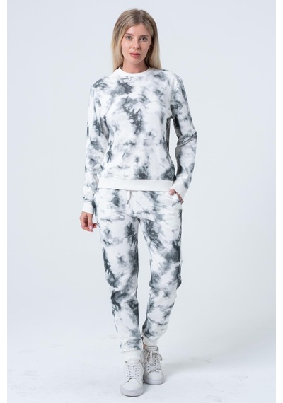 Kadın Batik Sweatshirt Gri