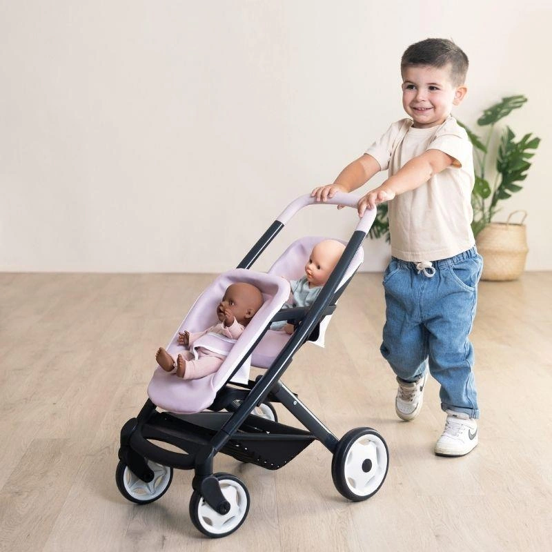 Smoby Maxi-cosi&quinny Oyuncak İkiz Bebek Arabası - Pembe 253221