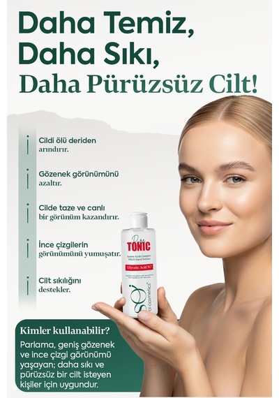 Soi Cosmetics Glikolik Asit Gözenek Sıkılaştırıcı ve Arındırıcı Leke Karşıtı Tonik 200 ML