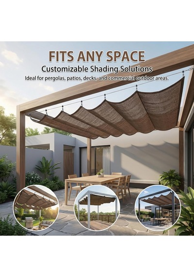 Dalgalı Geri Çekilebilir Gölge Mumu, Hdpe Güneşlik, Uv Korumalı, Pergola, Veranda, Teras, Balkon, Teleskopik Tente, Dış Mekan İçin Dayanıklı Gölge Ağı, Dayanıklı Gölge Örgüsü 2 M Genişlik X 9 M D Diğer Dalgalı Geri Çekilebilir Gölge Mumu, Hdpe Güneşlik, Uv Korumalı, Pergola, Veranda, Teras, Balkon, Teleskopik Tente, Dış Mekan İçin Dayanıklı Gölge Ağı, Dayanıklı Gölge Örgüsü 2 M Genişlik X 9 M D Diğer