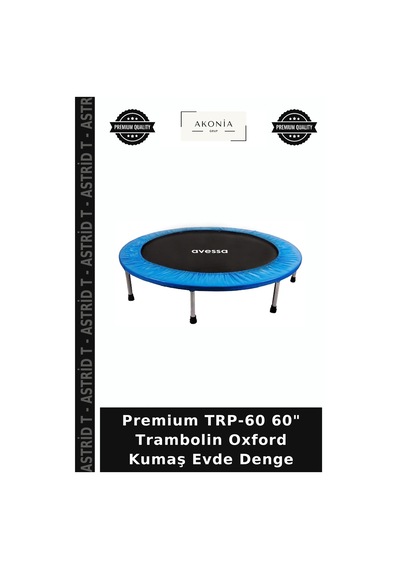 Premium Trp-60 60" Trambolin Oxford Kumaş Evde Denge Çok Renkli