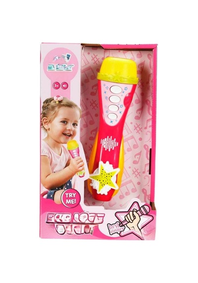 Mey İthalat Pembe Karaoke Mikrofonu
