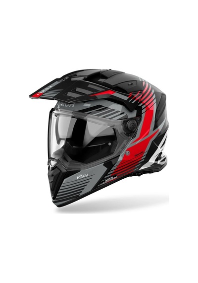 Airoh Bandit Spicy Red Gloss Kask Kırmızı -  Siyah