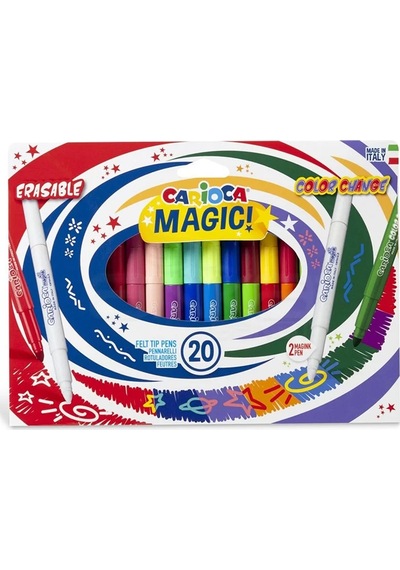 Carioca Magic Renk Değiştiren Sihirli Keçeli Kalem 18 + 2'li