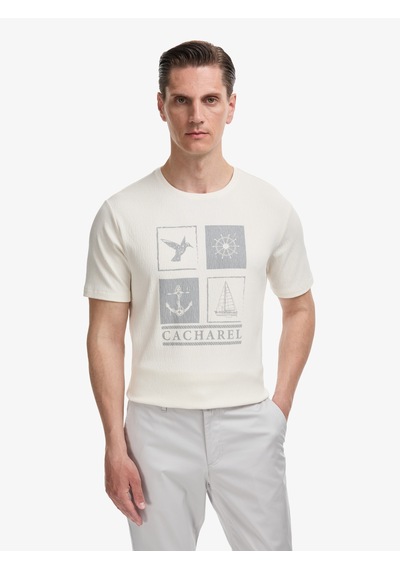 Cacharel Erkek Beyaz Tişört 50320529-vr013