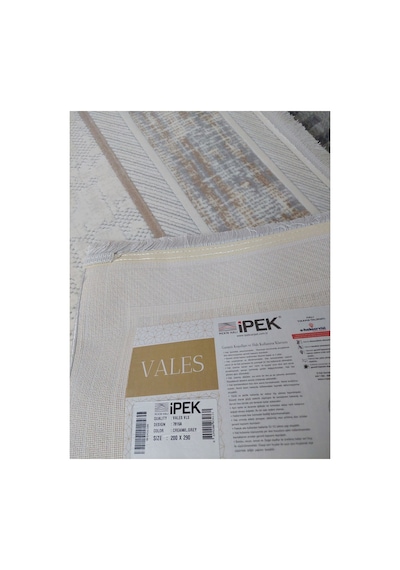 İpek Mekik Halı Vales Serisi Akrilik Yün İplik Makina 200x290 6m2 Ölçüsünde Uzun Ömürlü Halı Ekru Gri İpek Mekik Halı Vales Serisi Akrilik Yün İplik Makina 200x290 6m2 Ölçüsünde Uzun Ömürlü Halı Ekru Gri