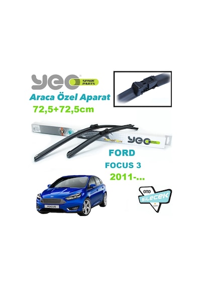 Yunus Emre Otomotiv Ford Focus 3 Silecek Takımı Yeo 2011-