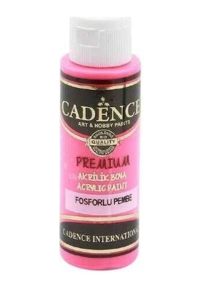 Premium Akrilik Boya 120ml Fosforlu Pembe Karışık, Çok Renkli