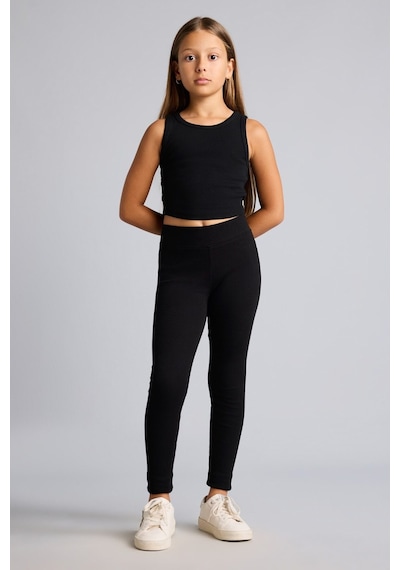 Defacto Standart Boy Fitilli Kaşkorse Tayt Kız Çocuk I1623a826aubk81 Siyah-bk81