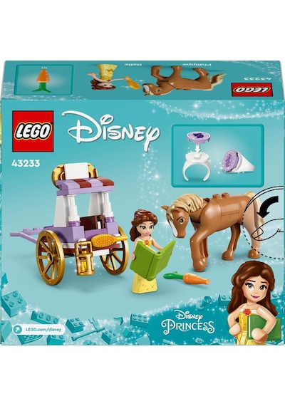 LEGO® Disney Princess Belle’in Hikaye Zamanı At Arabası 43233-5+ Yaratıcı Oyuncak Yapım Seti - 62 Parça
