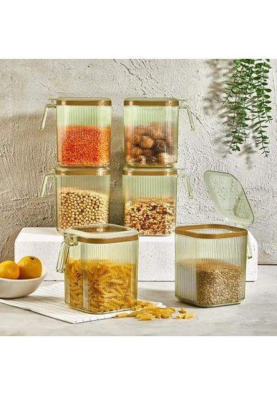 Saklama Kabı, Kendinden Kapaklı, Şeffaf, 2,5 Litre