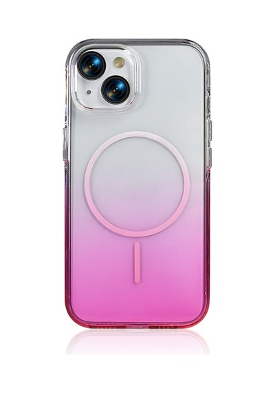 Apple Uyumlu iPhone 15 Kılıf M-safe Şarj Özellikli Zore Septik Silikon Kapak Turkuaz