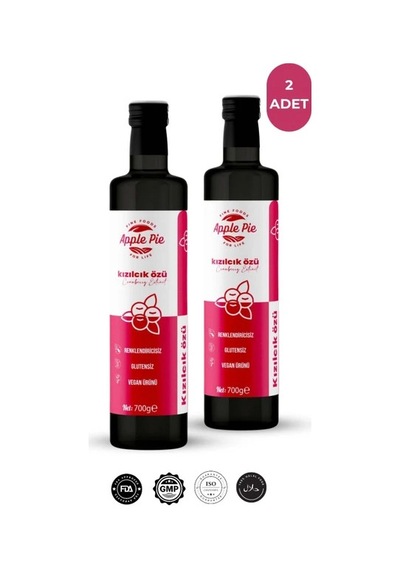 Apple Pie Foods Kızılcık Özü 2 Adet