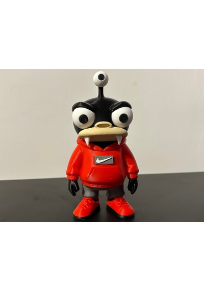 Nibbler Figürü - 3d Yazıcı Futurama Biblo - Nike Hoodie Li Modern Tasarım