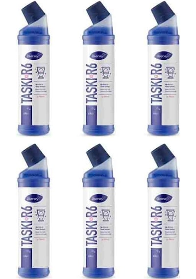 Diversey Taski Room Care R6 Ağır Kirler Için Klozet Temizlik Ürünü 750 ML x 6