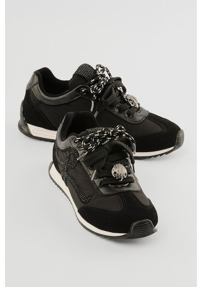 Mubiano Kadın Anorak Sneaker Süet Detaylı Kuş Aksesuarlı Bağcıklı Spor Ayakkabı Aquila Siyah Siyah Mubiano Kadın Anorak Sneaker Süet Detaylı Kuş Aksesuarlı Bağcıklı Spor Ayakkabı Aquila Siyah Siyah